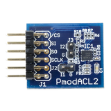 Pmod ACL2: 3-axis MEMS Accelerometer